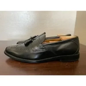 Allen Edmonds Mens Chambrey Oxford Dress Shoes Black Wingtip Tasseled 10 C Allen Edmonds Mens Chambrey Oxford Dress Shoes Black Wingtip  main image 3